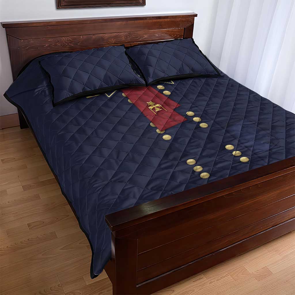 George Armstrong Custer Quilt Bed Set Soldier Costume - Wonder Print Shop