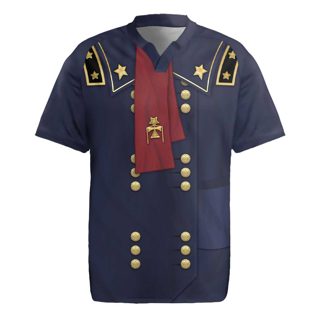George Armstrong Custer Rugby Jersey Soldier Costume - Wonder Print Shop