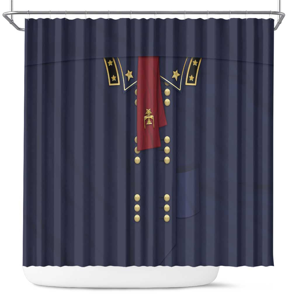George Armstrong Custer Shower Curtain Soldier Costume - Wonder Print Shop