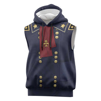 George Armstrong Custer Sleeveless Hoodie Soldier Costume - Wonder Print Shop