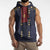 George Armstrong Custer Sleeveless Hoodie Soldier Costume - Wonder Print Shop