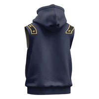 George Armstrong Custer Sleeveless Zip Hoodie Soldier Costume - Wonder Print Shop