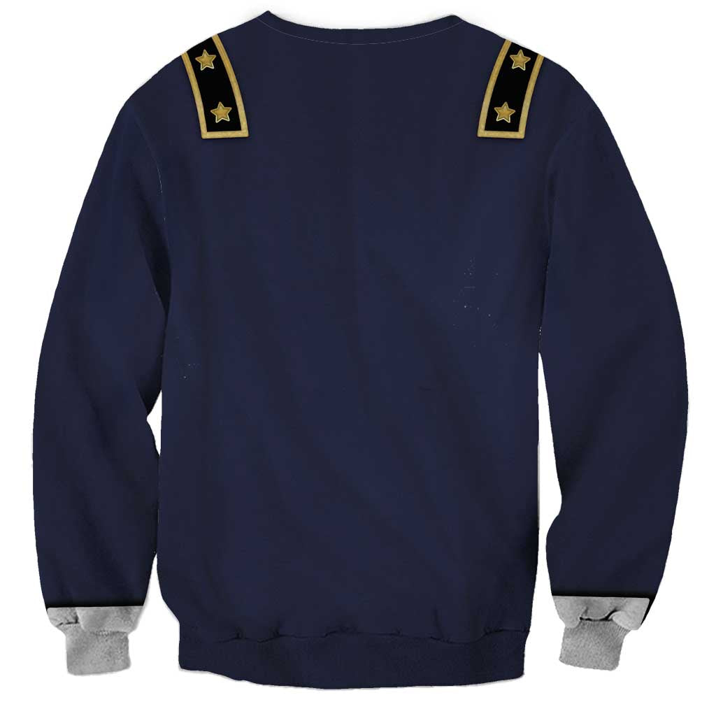 George Armstrong Custer Sweatshirt Soldier Costume - Wonder Print Shop