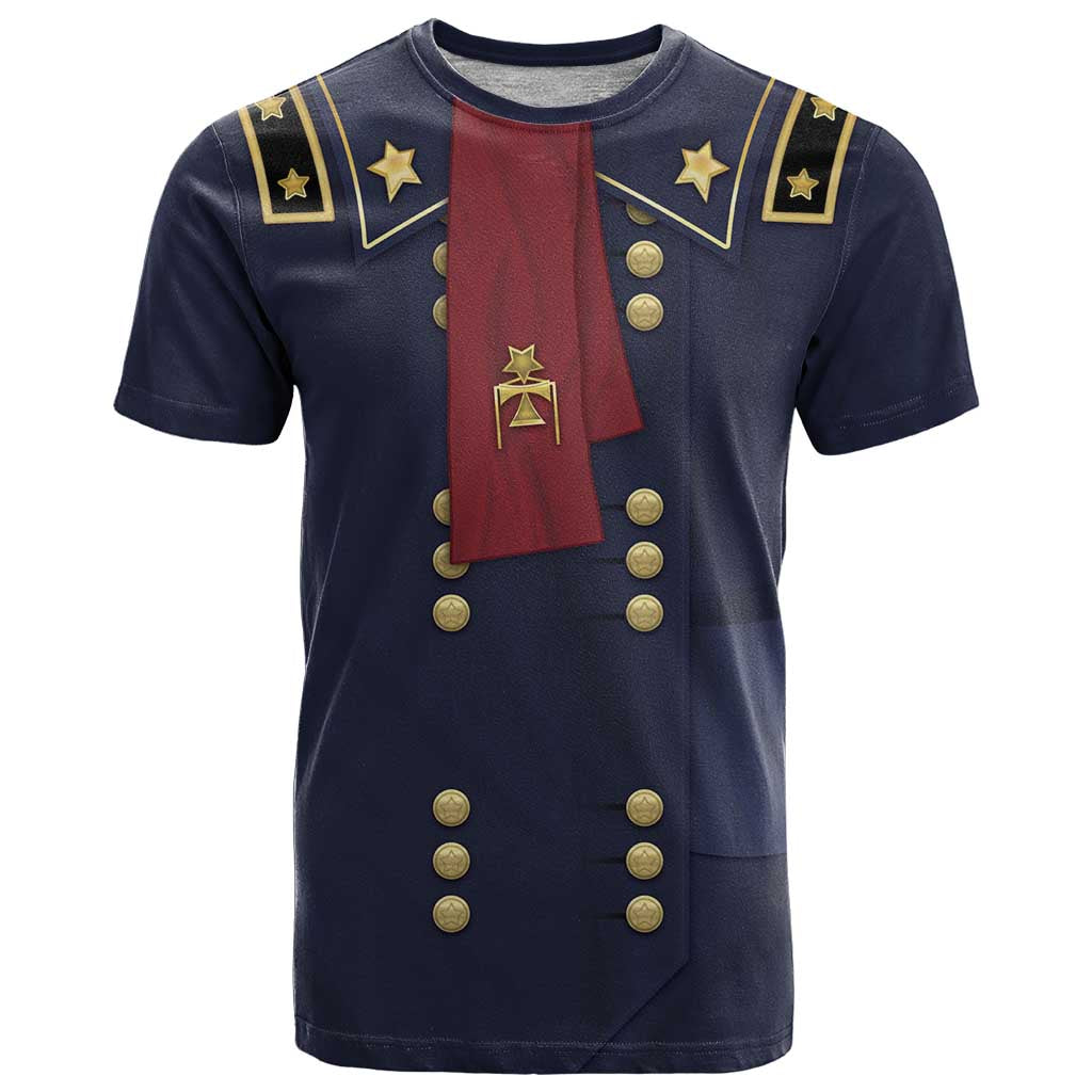 George Armstrong Custer T Shirt Soldier Costume - Wonder Print Shop