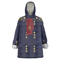 George Armstrong Custer Wearable Blanket Hoodie Soldier Costume - Wonder Print Shop