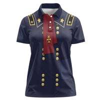 George Armstrong Custer Women Polo Shirt Soldier Costume - Wonder Print Shop