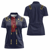 George Armstrong Custer Women Polo Shirt Soldier Costume - Wonder Print Shop