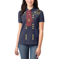 George Armstrong Custer Women Polo Shirt Soldier Costume - Wonder Print Shop