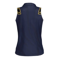George Armstrong Custer Women Sleeveless Polo Shirt Soldier Costume - Wonder Print Shop