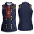 George Armstrong Custer Women Sleeveless Polo Shirt Soldier Costume - Wonder Print Shop