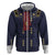 George Armstrong Custer Zip Hoodie Soldier Costume - Wonder Print Shop