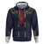 George Armstrong Custer Zip Hoodie Soldier Costume - Wonder Print Shop