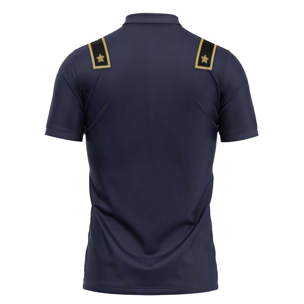George Armstrong Custer Zipper Polo Shirt Soldier Costume - Wonder Print Shop