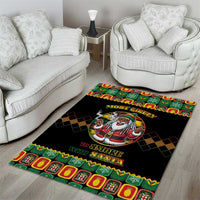 Jamaica Christmas Area Rug Most Likely To Smoke With Santa - Wonder Print Shop