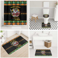 Jamaica Christmas Bathroom Set Most Likely To Smoke With Santa - Wonder Print Shop