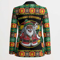 Jamaica Christmas Blazer Most Likely To Smoke With Santa - Wonder Print Shop