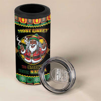 Jamaica Christmas 4 in 1 Can Cooler Tumbler Most Likely To Smoke With Santa - Wonder Print Shop