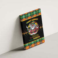 Jamaica Christmas Canvas Wall Art Most Likely To Smoke With Santa - Wonder Print Shop
