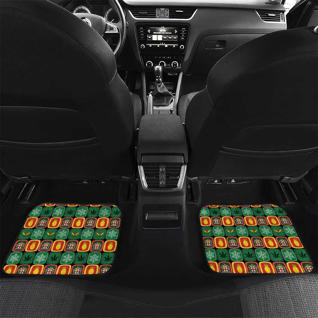 Jamaica Christmas Car Mats Most Likely To Smoke With Santa - Wonder Print Shop