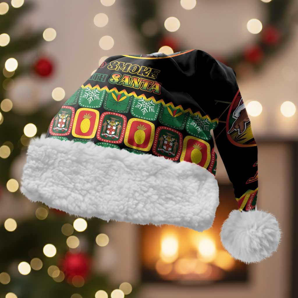Jamaica Christmas Santa Hat Most Likely To Smoke With Santa - Wonder Print Shop