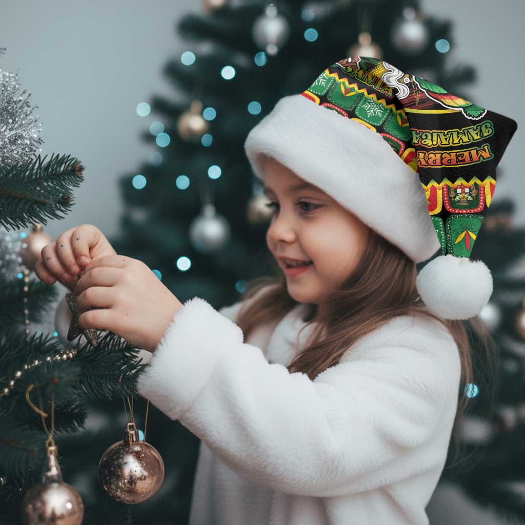 Jamaica Christmas Santa Hat Most Likely To Smoke With Santa - Wonder Print Shop