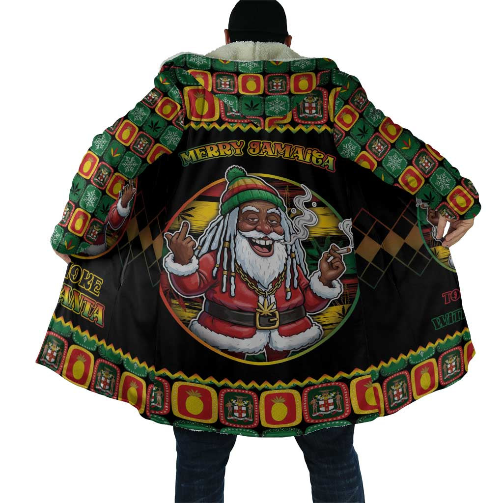 Jamaica Christmas Cloak Most Likely To Smoke With Santa - Wonder Print Shop