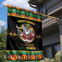 Jamaica Christmas Garden Flag Most Likely To Smoke With Santa - Wonder Print Shop