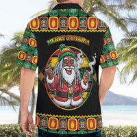 Jamaica Christmas Hawaiian Shirt Most Likely To Smoke With Santa - Wonder Print Shop