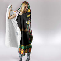 Jamaica Christmas Hooded Blanket Most Likely To Smoke With Santa - Wonder Print Shop