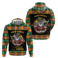 Jamaica Christmas Hoodie Most Likely To Smoke With Santa - Wonder Print Shop