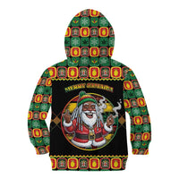 Jamaica Christmas Kid Hoodie Most Likely To Smoke With Santa - Wonder Print Shop