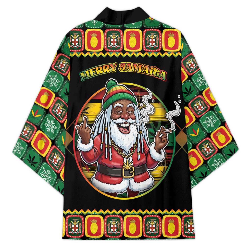 Jamaica Christmas Kimono Most Likely To Smoke With Santa - Wonder Print Shop