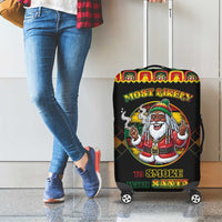 Jamaica Christmas Luggage Cover Most Likely To Smoke With Santa - Wonder Print Shop