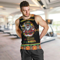 Jamaica Christmas Men Tank Top Most Likely To Smoke With Santa - Wonder Print Shop