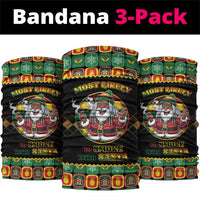 Jamaica Christmas Neck Gaiter Most Likely To Smoke With Santa - Wonder Print Shop