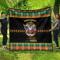 Jamaica Christmas Quilt Most Likely To Smoke With Santa - Wonder Print Shop