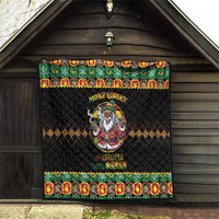 Jamaica Christmas Quilt Most Likely To Smoke With Santa - Wonder Print Shop