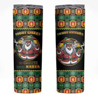 Jamaica Christmas Skinny Tumbler Most Likely To Smoke With Santa - Wonder Print Shop