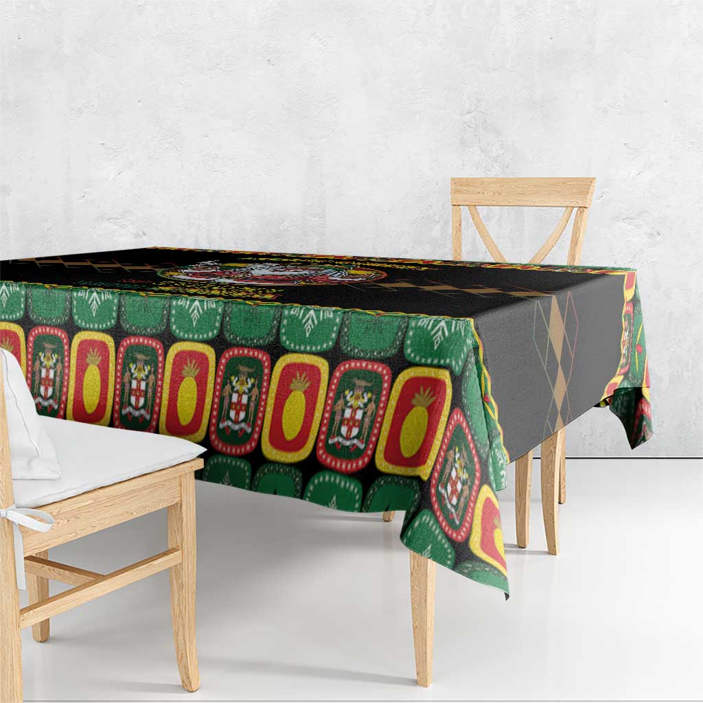 Jamaica Christmas Tablecloth Most Likely To Smoke With Santa - Wonder Print Shop