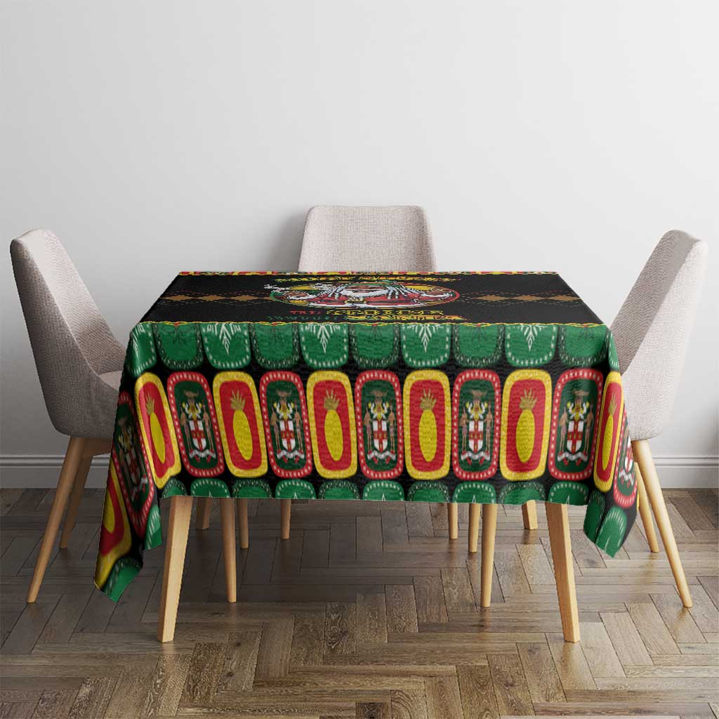 Jamaica Christmas Tablecloth Most Likely To Smoke With Santa - Wonder Print Shop
