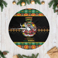 Jamaica Christmas Tree Skirt Most Likely To Smoke With Santa - Wonder Print Shop