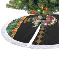 Jamaica Christmas Tree Skirt Most Likely To Smoke With Santa - Wonder Print Shop