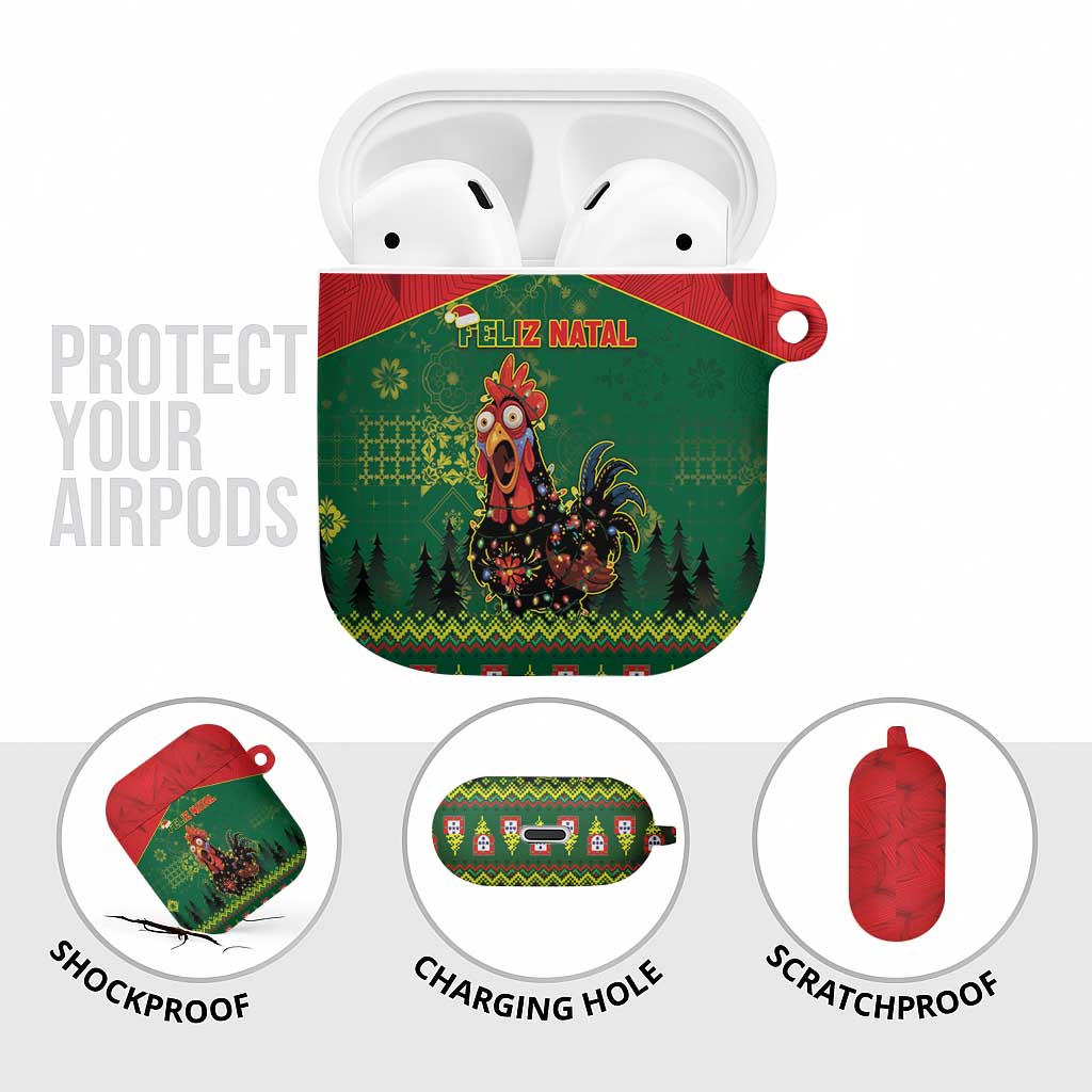 Portugal Christmas AirPods Case Funny Galo De Barcelos - Wonder Print Shop