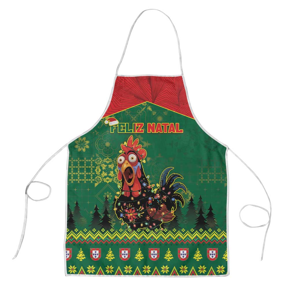 Portugal Christmas Apron Funny Galo De Barcelos - Wonder Print Shop