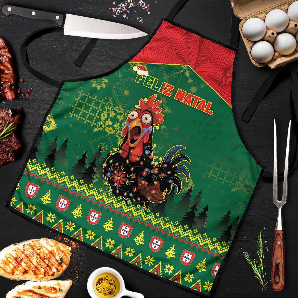 Portugal Christmas Apron Funny Galo De Barcelos - Wonder Print Shop