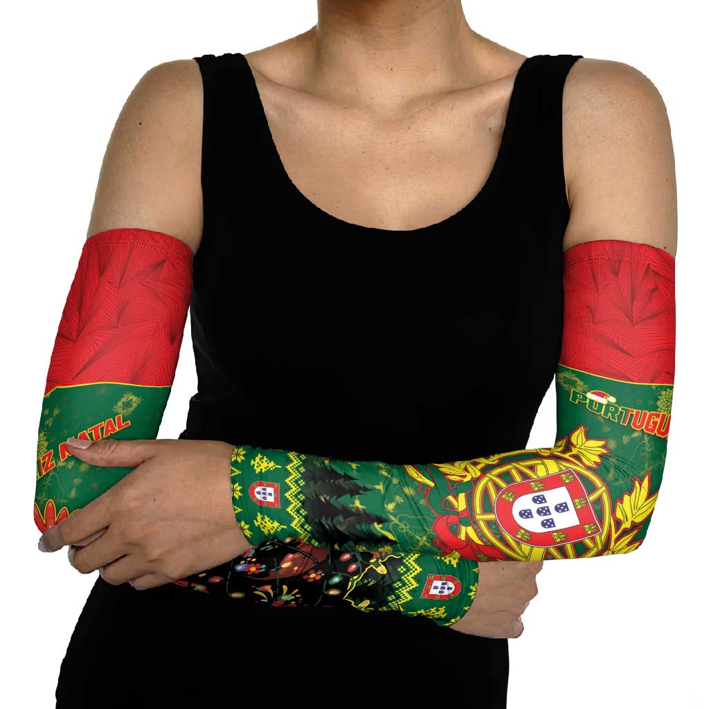 Portugal Christmas Arm Sleeves Funny Galo De Barcelos - Wonder Print Shop
