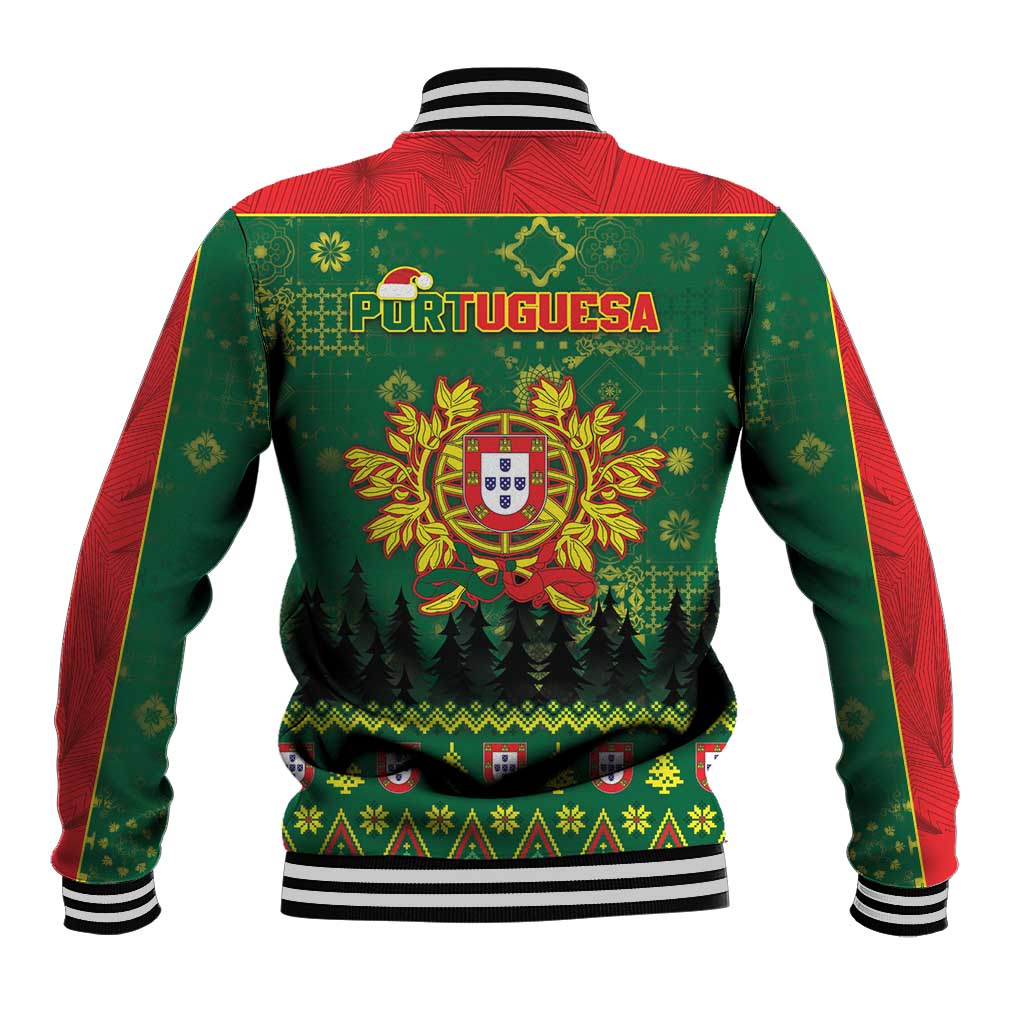 Portugal Christmas Baseball Jacket Funny Galo De Barcelos - Wonder Print Shop