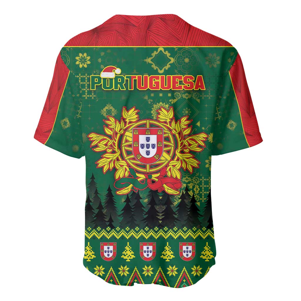 Portugal Christmas Baseball Jersey Funny Galo De Barcelos - Wonder Print Shop