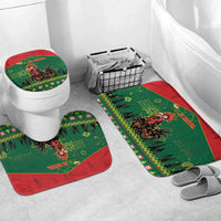 Portugal Christmas Bathroom Set Funny Galo De Barcelos - Wonder Print Shop
