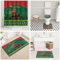 Portugal Christmas Bathroom Set Funny Galo De Barcelos - Wonder Print Shop